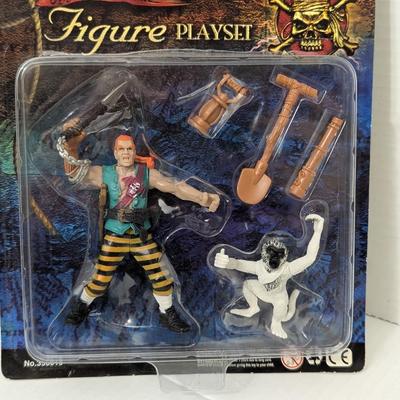 Vintage Pirate Expeditions High Sea Menace Figure Playset w Accessories MOC
