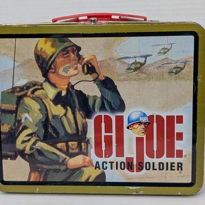 1997 Hasbro G.I. Joe Action Soldier Metal Lunch Box Vintage Army Art