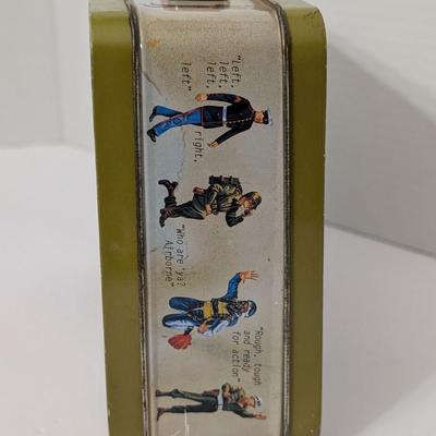 1997 Hasbro G.I. Joe Action Soldier Metal Lunch Box Vintage Army Art