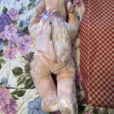 Vintage Pink Knickerbocker Plush Baby
