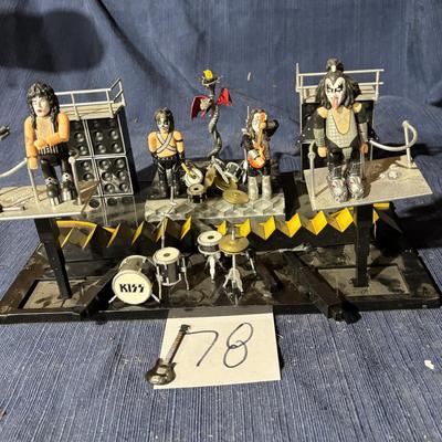 Vintage Kiss Alive Playset