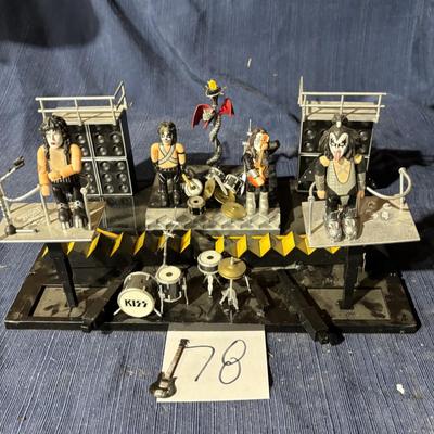 Vintage Kiss Alive Playset