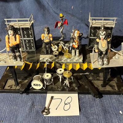Vintage Kiss Alive Playset