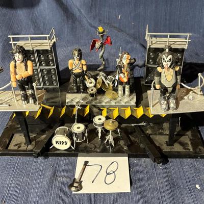 Vintage Kiss Alive Playset