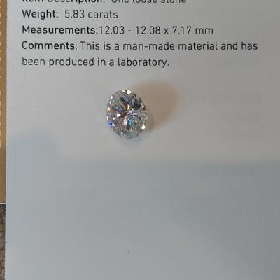 Lab Grown Moissanite GIA CERTIFIED