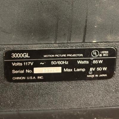Chinon 3000GL Dual 8mm movie projector