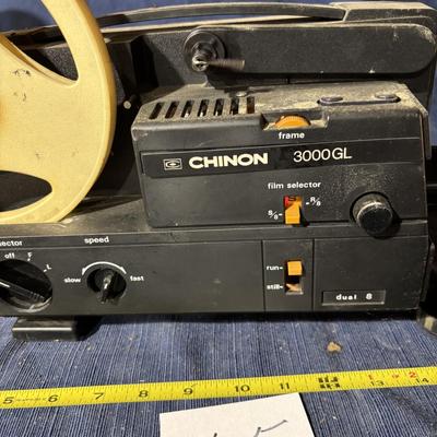 Chinon 3000GL Dual 8mm movie projector