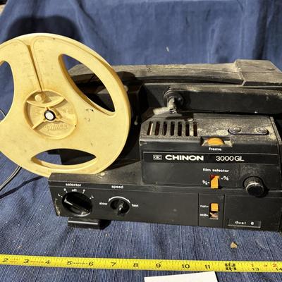 Chinon 3000GL Dual 8mm movie projector