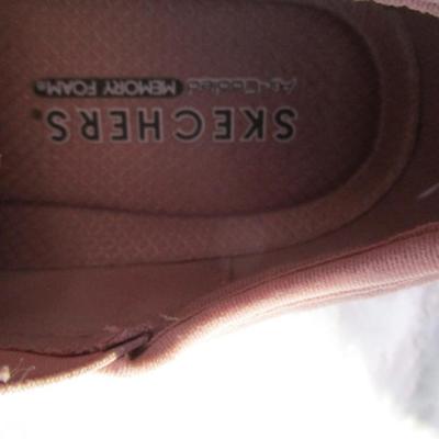 Sale Photo Thumbnail #337: red shoes are Life Stride size 8 WW, leopard print boots are Soda size 8, Pink shoes are Sketchers size 8-1/2, Leopard print heels are Jessica Simpson size 8 M