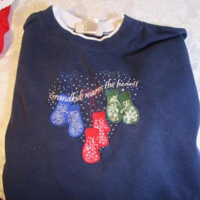 Sale Photo Thumbnail #494: Red is medium, blue & white are large