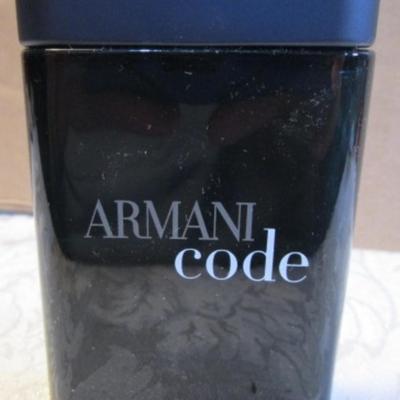 Sale Photo Thumbnail #567: Armani Attitude 3/4 bottle, Armani Code 1/2 bottle, Armani Acqua Di Gio 1/2 bottle, see pictures
