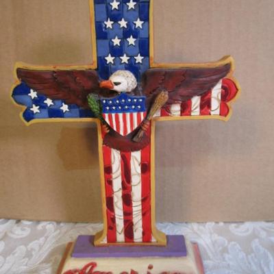 Jim Shore America Cross