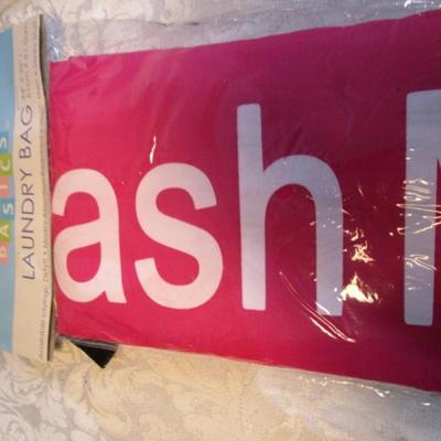 1 Backpack, 1 Time Out for Women bag, 2 new laundry bags