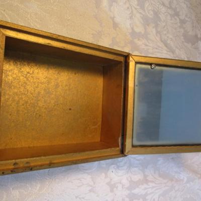 Sale Photo Thumbnail #639: Picture frame is 5-1/4" x 3-7/8, Plaque is 8" x 5-1/2", trinket box is 5-3/8" x 6-1/4" x 2-1/4"