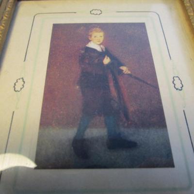 Sale Photo Thumbnail #638: Picture frame is 5-1/4" x 3-7/8, Plaque is 8" x 5-1/2", trinket box is 5-3/8" x 6-1/4" x 2-1/4"