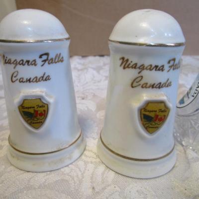 Sale Photo Thumbnail #660: Both shakers and bell are from Niagara Falls