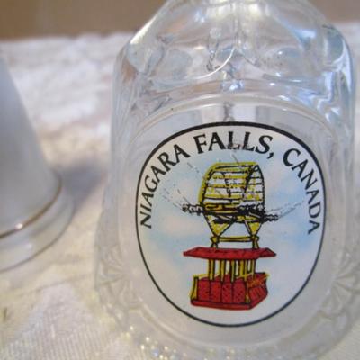 Sale Photo Thumbnail #663: Both shakers and bell are from Niagara Falls