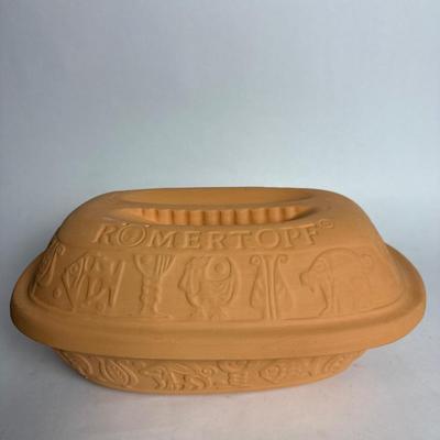 G938 Vintage Romertopf Clay Roaster