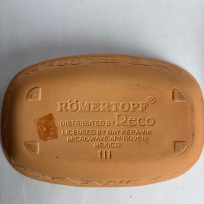 G938 Vintage Romertopf Clay Roaster