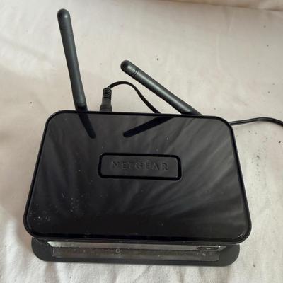 Symbology Disk Station, Mercury Pro DVD BLU-RAY Player & Netgear Router (LR-MG)