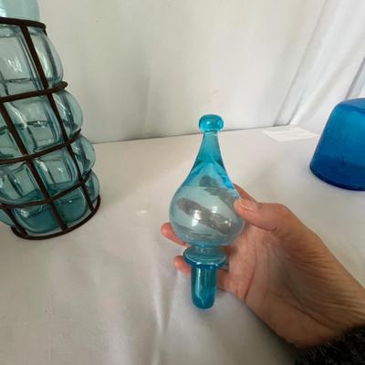 Empoli-Style Diamond Cut Decanter & Genie Decanter Plus More (B1-RG)