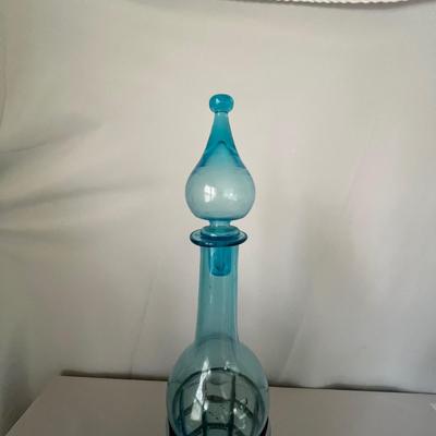 Empoli-Style Diamond Cut Decanter & Genie Decanter Plus More (B1-RG)