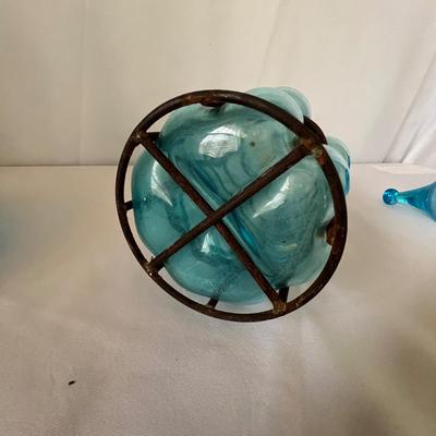 Empoli-Style Diamond Cut Decanter & Genie Decanter Plus More (B1-RG)