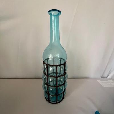 Empoli-Style Diamond Cut Decanter & Genie Decanter Plus More (B1-RG)