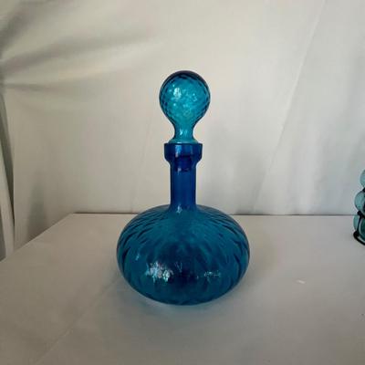 Empoli-Style Diamond Cut Decanter & Genie Decanter Plus More (B1-RG)