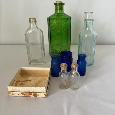 Grove Park Inn & More Antique Glass Medicine Bottles (B1-RG)