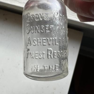 Grove Park Inn & More Antique Glass Medicine Bottles (B1-RG)
