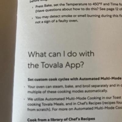 Tovala Smart Oven (M-BC)