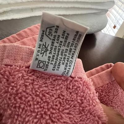 Three Sets of 100% Cotton Towels (B1-RG)