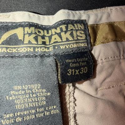 Tilley Hat, LL Bean, Eddie Bauer, Columbia & Mountain Khaki Pants-Size 30 (LR-MG)