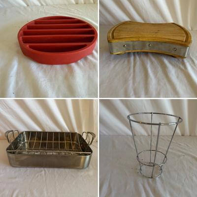 Cuisinart Roasting Pan With Rack, Towle Butcher Block Cutting Board & More (LR-MG)