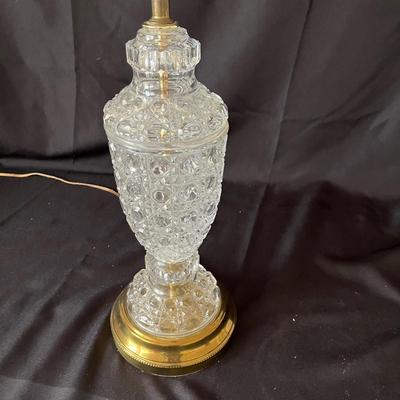 Two Vintage Crystal Lamps (M-BC)