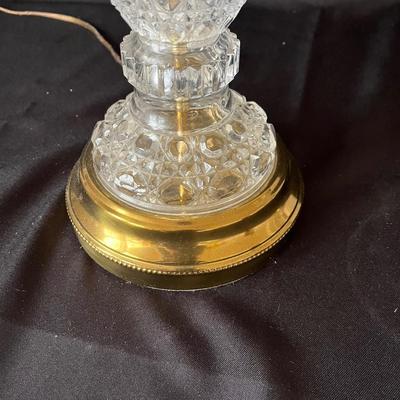 Two Vintage Crystal Lamps (M-BC)