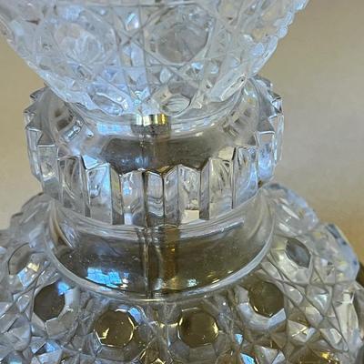 Two Vintage Crystal Lamps (M-BC)