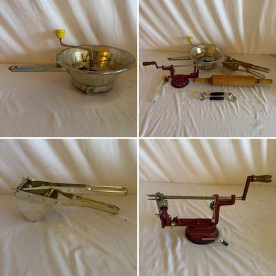 Peel Away Apple Peeler, Moulin-Legumes Food Mill & More (LR-MG)