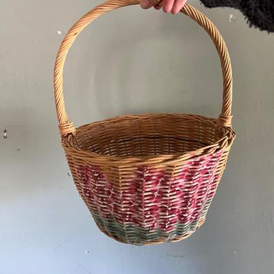 Wicker Laundry & More Baskets With Handles (B1-RG)