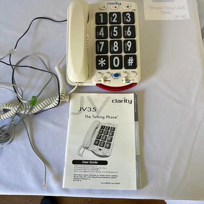 Clarity Talking Phone, Keyboard & More (B1-RG)