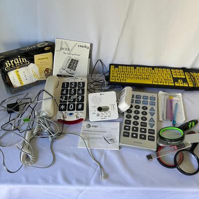 Clarity Talking Phone, Keyboard & More (B1-RG)