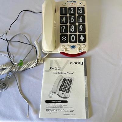 Clarity Talking Phone, Large-Print Keyboard & More (B1-RG)