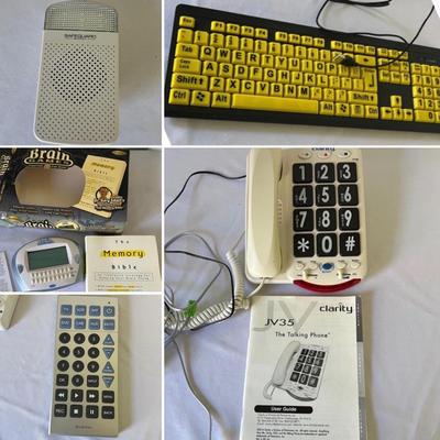 Clarity Talking Phone, Large-Print Keyboard & More (B1-RG)