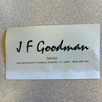 Signed J F Goodman Orchestra Painting (M-BC)