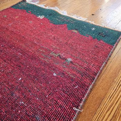 Red & Green Hand Woven Persian Rug (LR-JS)