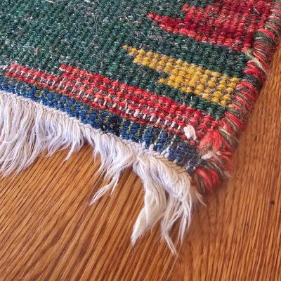 Red & Green Hand Woven Persian Rug (LR-JS)