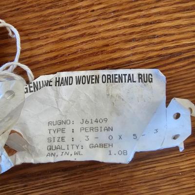 Red & Green Hand Woven Persian Rug (LR-JS)