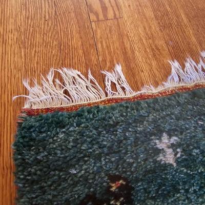 Red & Green Hand Woven Persian Rug (LR-JS)