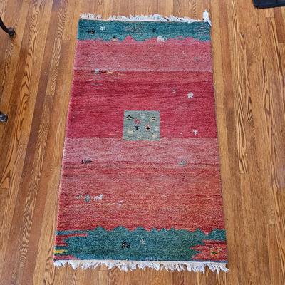 Red & Green Hand Woven Persian Rug (LR-JS)
